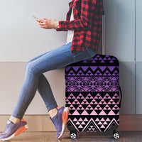 Maori Niho Taniwha Te Wheiao Luggage Cover Waiporoporo - Polynesian Pride