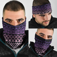 Maori Niho Taniwha Te Wheiao Neck Gaiter Waiporoporo - Polynesian Pride