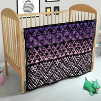 Maori Niho Taniwha Te Wheiao Quilt Waiporoporo - Polynesian Pride