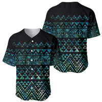 Maori Niho Taniwha Te Wheiao Baseball Jersey Paua Shell - Polynesian Pride