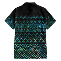 Maori Niho Taniwha Te Wheiao Family Matching Summer Maxi Dress and Hawaiian Shirt Paua Shell LT7 - Polynesian Pride