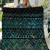 Maori Niho Taniwha Te Wheiao Quilt Paua Shell - Polynesian Pride