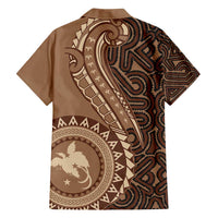Papua New Guinea Oro Tapa Motif Family Matching Long Sleeve Bodycon Dress and Hawaiian Shirt Classic LT7 - Polynesian Pride