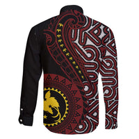 Papua New Guinea Oro Tapa Motif Family Matching Summer Maxi Dress and Hawaiian Shirt Special LT7 - Polynesian Pride