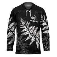 New Zealand Lawn Bowls Personalized Hockey Jersey Wrap-Around Silver Fern - Polynesian Pride