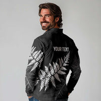 New Zealand Lawn Bowls Personalized Long Sleeve Polo Shirt Wrap-Around Silver Fern LT7 - Polynesian Pride