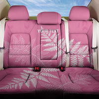 New Zealand Lawn Bowls Breast Cancer Personalized Back Car Seat Cover Wrap-Around Silver Fern LT7 One Size Pink - Polynesian Pride