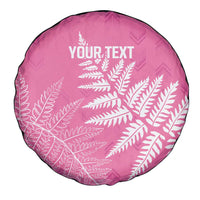 New Zealand Lawn Bowls Breast Cancer Personalized Spare Tire Cover Wrap-Around Silver Fern LT7 - Polynesian Pride