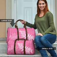 New Zealand Lawn Bowls Breast Cancer Personalized Travel Bag Wrap-Around Silver Fern LT7 - Polynesian Pride