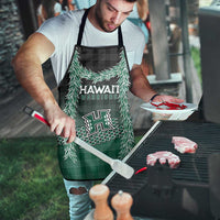 Rainbow Warriors Hawaii Palaka Apron Maile Lei - Polynesian Pride