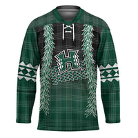 Rainbow Warriors Hawaii Palaka Hockey Jersey Maile Lei - Polynesian Pride