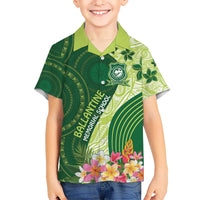 Fiji Ballantine Memorial High School Personalised Hawaiian Shirt Masi Tapa Mix Plumeria LT7 - Polynesian Pride