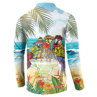 It's 5 o'clock Somewhere Button Sweatshirt Beach Party - Polynesian Pride