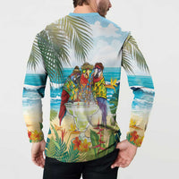It's 5 o'clock Somewhere Button Sweatshirt Beach Party - Polynesian Pride