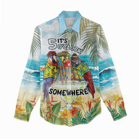 It's 5 o'clock Somewhere Women Casual Shirt Beach Party - Polynesian Pride