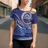 Queen Salote College 100th Anniversary Cross Shoulder Shirt QSC Royal Girls LT7 - Polynesian Pride