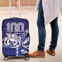 Queen Salote College 100th Anniversary Luggage Cover QSC Royal Girls LT7 Royal Blue - Polynesian Pride