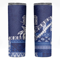Queen Salote College 100th Anniversary Skinny Tumbler QSC Royal Girls LT7 Royal Blue - Polynesian Pride