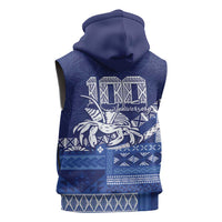 Queen Salote College 100th Anniversary Sleeveless Hoodie QSC Royal Girls LT7 - Polynesian Pride