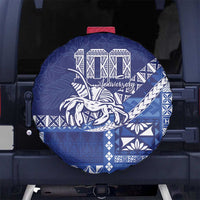 Queen Salote College 100th Anniversary Spare Tire Cover QSC Royal Girls LT7 No hole Royal Blue - Polynesian Pride