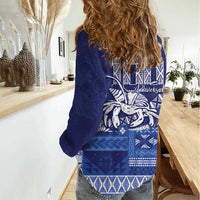 Queen Salote College 100th Anniversary Women Casual Shirt QSC Royal Girls LT7 - Polynesian Pride