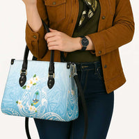 Guam Fishhook Mix Guasali Flowers Leather Bag Dreaming Turquoise