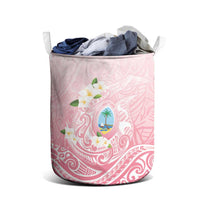 Guam Fishhook Mix Guasali Flowers Laundry Basket Dreaming Coral