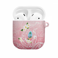Guam Fishhook Mix Guasali Flowers AirPods Case Dreaming Coral LT7 Pink - Polynesian Pride
