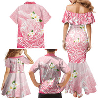 Guam Fishhook Mix Guasali Flowers Family Matching Mermaid Dress and Hawaiian Shirt Dreaming Coral LT7 - Polynesian Pride