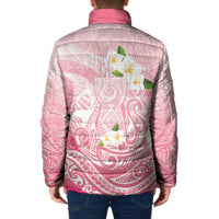 Guam Fishhook Mix Guasali Flowers Padded Jacket Dreaming Coral