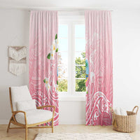 Guam Fishhook Mix Guasali Flowers Window Curtain Dreaming Coral LT7 - Polynesian Pride