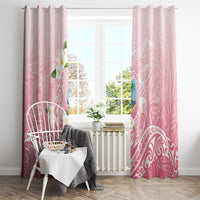 Guam Fishhook Mix Guasali Flowers Window Curtain Dreaming Coral LT7 - Polynesian Pride