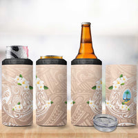 Guam Fishhook Mix Guasali Flowers 4 in 1 Can Cooler Tumbler Dreaming Hazel
