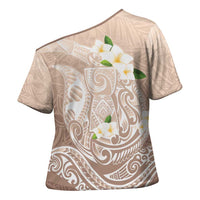 Guam Fishhook Mix Guasali Flowers Cross Shoulder Shirt Dreaming Hazel