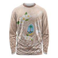 Guam Fishhook Mix Guasali Flowers Long Sleeve Shirt Dreaming Hazel
