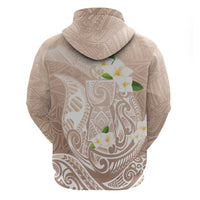 Guam Fishhook Mix Guasali Flowers Zip Hoodie Dreaming Hazel