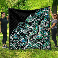 Maori Matariki - Manaia Quilt Emerald Paua Shell