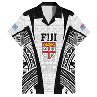 Personalised Fiji Rugby Hawaiian Shirt 2023 World Cup History Makers - White Ver LT7 White - Polynesian Pride