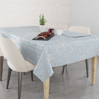 White Sunday Tablecloth Plumeria Tatau Mix Tapa LT7 - Polynesian Pride