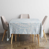 White Sunday Tablecloth Plumeria Tatau Mix Tapa LT7 - Polynesian Pride