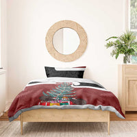 Personalised New Zealand Maori Christmas Bedding Set Xmas Fern Mix Kowhawhai LT7 - Polynesian Pride