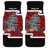 Personalised New Zealand Maori Christmas Car Mats Xmas Fern Mix Kowhawhai LT7 - Polynesian Pride