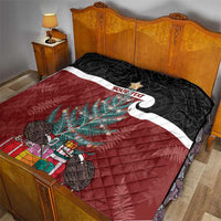 Personalised New Zealand Maori Christmas Quilt Xmas Fern Mix Kowhawhai LT7 - Polynesian Pride