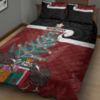 Personalised New Zealand Maori Christmas Quilt Bed Set Xmas Fern Mix Kowhawhai LT7 - Polynesian Pride