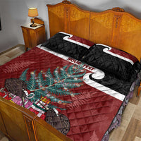 Personalised New Zealand Maori Christmas Quilt Bed Set Xmas Fern Mix Kowhawhai LT7 - Polynesian Pride