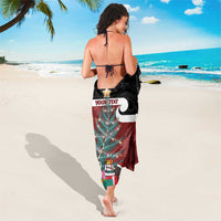 Personalised New Zealand Maori Christmas Sarong Xmas Fern Mix Kowhawhai LT7 - Polynesian Pride