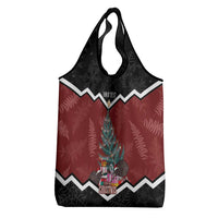 Personalised New Zealand Christmas Grocery Bag Xmas Fern and Kiwi Birds LT7 - Polynesian Pride