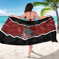 Personalised New Zealand Christmas Sarong Xmas Fern and Kiwi Birds LT7 - Polynesian Pride