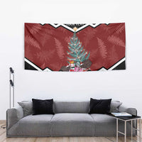 Personalised New Zealand Christmas Tapestry Xmas Fern and Kiwi Birds LT7 - Polynesian Pride
