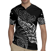 Aotearoa Personalized Lawn Bowls Maori Rugby Jersey New Zealand Black Tribal Silver Fern LT7 - Polynesian Pride